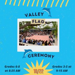 Valley Flag Ceremony 10/22/2021